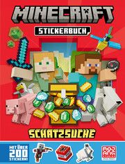 Minecraft Stickerbuch Schatzsuche Josef Shanel/Matthias Wissnet 9783505150647