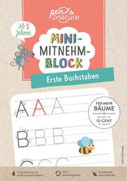 Mini-Mitnehm-Block Erste Buchstaben pen2nature 9783987640797