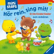 ministeps: Hör rein, sing mit! Erste Kinderlieder zum Anhören: Soundbuch ab 1 Jahr, Spielbuch, Bilderbuch Volksgut 9783473319930