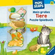 ministeps: Mein großes Tiere Puzzle-Spielbuch Nahrgang, Frauke 9783473302703