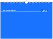 Monatsterminkalender 2025 29,7x21 1M/1S - Drahtkammbindung mit Aufhänger - 989-0015  4006928026296