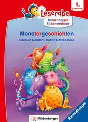 Monstergeschichten - lesen lernen mit dem Leseraben - Erstlesebuch - Kinderbuch ab 6 Jahren mit Silbengeschichten zum Lesenlernen (Leserabe 1. Klasse mit Mildenberger Silbenmethode) Neudert, Cee 9783473463626