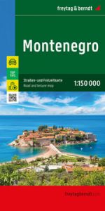 Montenegro, Straßen- und Freizeitkarte 1:150.000, freytag & berndt freytag & berndt 9783707922332