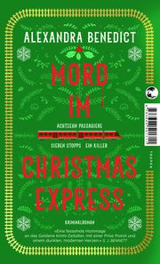 Mord im Christmas Express Benedict, Alexandra 9783608502596