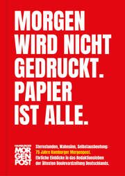 Morgen wird nicht gedruckt. Papier ist alle. Gensing, Carsten 9783960605898