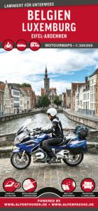 MoTourMaps Belgien - Luxemburg Auto- und Motorradkarte 1:300.000 MoTourMedia 9783939997672