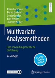 Multivariate Analysemethoden Backhaus, Klaus/Erichson, Bernd/Gensler, Sonja u a 9783658404642