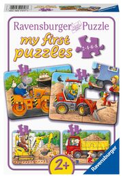 my first puzzles - Tiere auf der Baustelle Katja Senner 4005556057177