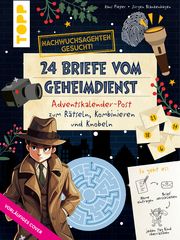 Nachwuchsagenten gesucht! 24 Briefe vom Geheimdienst. Adventskalender-Post zum Rätseln, Kombinieren und Knobeln Pieper, Hans 9783735891587