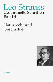 Naturrecht und Geschichte Strauss, Leo 9783787341351