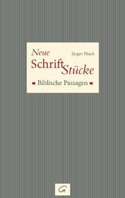 Neue Schrift-Stücke Ebach, Jürgen 9783579081441