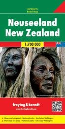 Neuseeland, Autokarte 1:700.000 Freytag-Berndt und Artaria KG 9783707914832