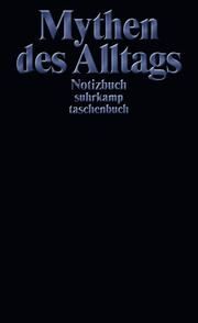 Notizbuch - Mythen des Alltags Suhrkamp Verlag 9783518469194