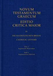 Novum Testamentum Graecum - Editio Critica Maior IV Institut für neutestamentliche Textforschung Münster 9783438056078