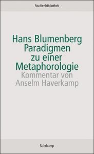 Paradigmen zu einer Metaphorologie Blumenberg, Hans 9783518270103