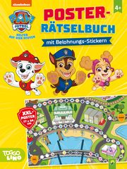 PAW Patrol Poster-Rätselbuch mit Belohnungs-Stickern  9783849945503