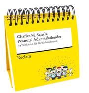 Peanuts Adventskalender. 24 Postkarten für die Weihnachtszeit Schulz, Charles M 4262461870097