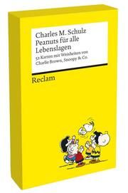 Peanuts für alle Lebenslagen. 52 Karten mit Weisheiten von Charlie Brown, Snoopy & Co. Schulz, Charles M 4262461870080