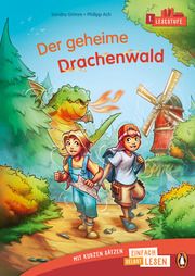 Penguin JUNIOR - Einfach selbst lesen: Der geheime Drachenwald - (Lesestufe 1) Grimm, Sandra 9783328302896