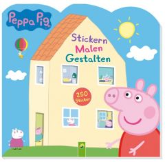 Peppa Pig - Stickern Malen Gestalten Neville Astley/Mark Beker 9783849914165