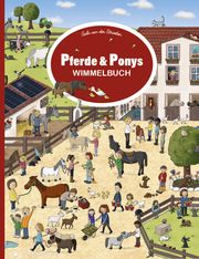 Pferde und Ponys Wimmelbuch Pocket Gabi van der Straeten 9783985850860