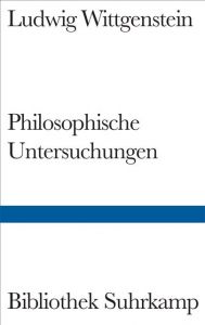 Philosophische Untersuchungen Wittgenstein, Ludwig 9783518223727
