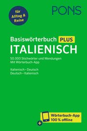 PONS Basiswörterbuch Plus Italienisch  9783125163898