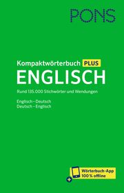 PONS Kompaktwörterbuch Plus Englisch  9783125162501