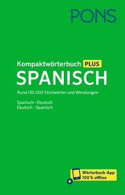PONS Kompaktwörterbuch Plus Spanisch  9783125162525