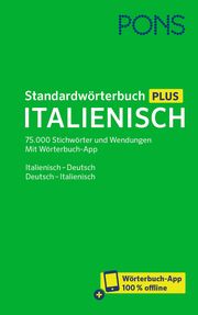 PONS Standardwörterbuch Plus Italienisch  9783125161863
