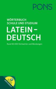 PONS Wörterbuch Schule und Studium Latein-Deutsch  9783125179837