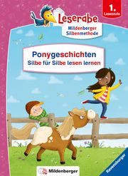 Ponygeschichten - Silbe für Silbe lesen lernen - Leserabe ab 1. Klasse Allert, Judith/Arend, Doris 9783473461899