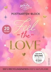 Postkartenblock Feel the Love  9783987641367