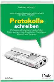 Protokolle schreiben Bögner, Tanja/Natusch, Cordula/Kettl-Römer, Barbara 9783709306598