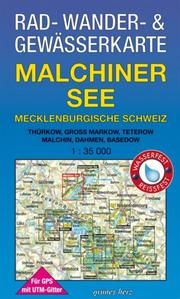 Rad-, Wander- und Gewässerkarte Malchiner See, Mecklenburgische Schweiz  9783866361027