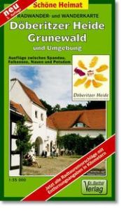 Radwander- und Wanderkarte Döberitzer Heide, Spandau, Grunewald und Umgebung  9783895910913