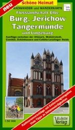 Radwander- und Wanderkarte Flusslandschaft Elbe, Burg, Jerichow, Tangermünde und Umgebung  9783895912429