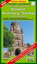 Radwander- und Wanderkarte Flusslandschaft Elbe, Stendal, Osterburg, Havelberg und Umgebung  9783895912436