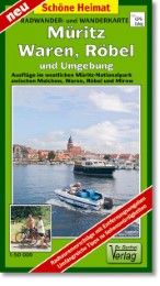 Radwander- und Wanderkarte Müritz, Waren, Röbel, Mirow und Umgebung  9783895911743