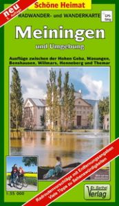 Radwander- und Wanderkarte Meiningen und Umgebung  9783895911354