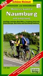 Radwander- und Wanderkarte Mittleres Saaletal Naumburg und Umgebung  9783895910999