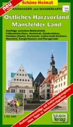 Radwander- und Wanderkarte Östliches Harzvorland, Mansfeld, Hettstedt, Lutherstadt Eisleben und Umgebung  9783895911309