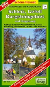Radwander- und Wanderkarte Schleiz, Gefell, Burgsteingebiet und Umgebung  9783895910470