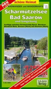 Radwander- und Wanderkarte Scharmützelsee, Bad Saarow und Umgebung  9783895910807