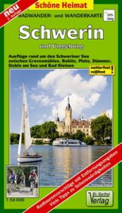 Radwander- und Wanderkarte Schwerin und Umgebung  9783895911934