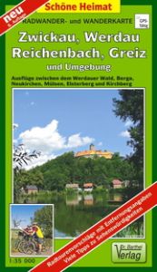 Radwander- und Wanderkarte Zwickau, Werdau, Reichenbach, Greiz und Umgebung  9783895910647