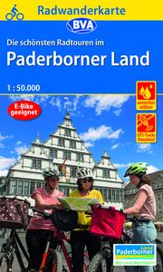 Radwanderkarte BVA Die schönsten Radtouren im Paderborner Land 1:50.000, reiß- und wetterfest, GPS-Tracks Download BVA BikeMedia GmbH 9783969900314