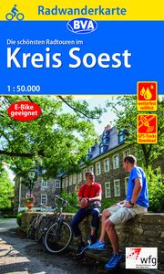 Radwanderkarte BVA Die schönsten Radtouren im Kreis Soest 1:50.000, reiß- und wetterfest, GPS-Tracks Download BVA BikeMedia GmbH/Wirtschaftsförderung Kreis Soest GmbH 9783969900338