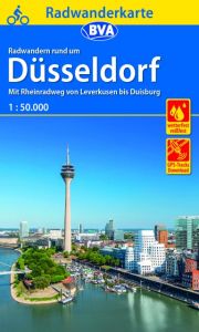 Radwanderkarte BVA Radwandern rund um Düsseldorf, 1:50.000, reiß- und wetterfest, GPS-Tracks Download BVA Bielefelder Verlag GmbH & Co KG 9783870737955