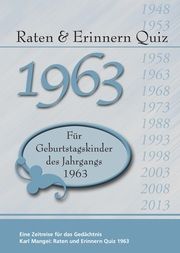 Raten & Erinnern Quiz 1963 Mangei, Karl 9783936778748